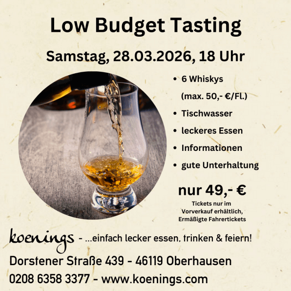 Low Budget Whiskytasting